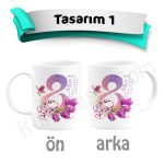 Kadınlar Günü Kupa Bardak Tasarım 1