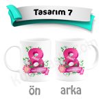 Kadınlar Günü Kupa Bardak Tasarım 7