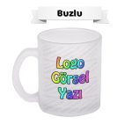 Buzlu Cam Kupa Bardak