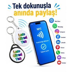 NFC Akıllı Anahtarlık Baskı