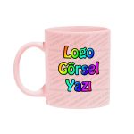 Pembe Kupa Bardak Baskı