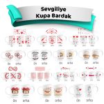 Sevgiliye Kupa Bardak Baskı