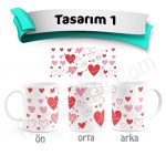 Sevgiliye Kupa Bardak Baskı - Tasarım 01