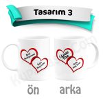 Sevgiliye Kupa Bardak Baskı - Tasarım 03