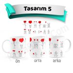 Sevgiliye Kupa Bardak Baskı - Tasarım 05