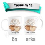 Sevgiliye Kupa Bardak Baskı - Tasarım 11
