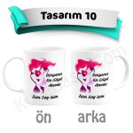 Anneler Günü Kupa Bardak Baskı - Tasarım 10