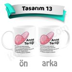 Anneler Günü Kupa Bardak Baskı - Tasarım 13