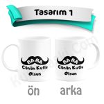 Babalar Günü Kupa Bardak Baskı - Tasarım 1