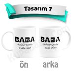 Babalar Günü Kupa Bardak Baskı - Tasarım 7