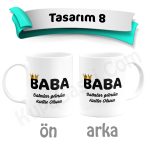 Babalar Günü Kupa Bardak Baskı - Tasarım 8