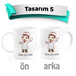 Hemşire Kupa Bardak Baskı - Tasarım 5