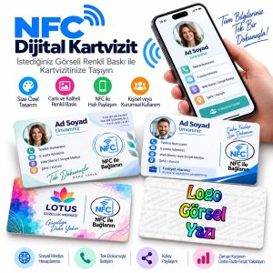NFC Dijital Kartvizit Baskı