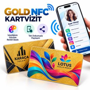 NFC Gold Kartvizit Baskı