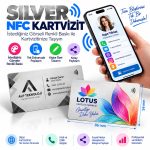 NFC Silver Kartvizit Baskı