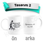 Öğretmenler Günü Kupa Bardak - Tasarım 2