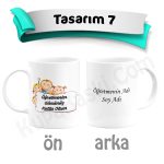 Öğretmenler Günü Kupa Bardak - Tasarım 7