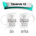 Öğretmenler Günü Kupa Bardak - Tasarım 17