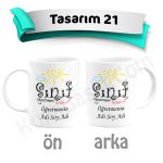 Öğretmenler Günü Kupa Bardak - Tasarım 21