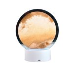 Renkli Dekoratif Led Işıklı Kum Saati - Turuncu