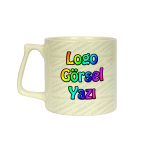 Sarı Nescafe Fincanı Baskı