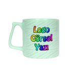 Yeşil Nescafe Fincanı Baskı